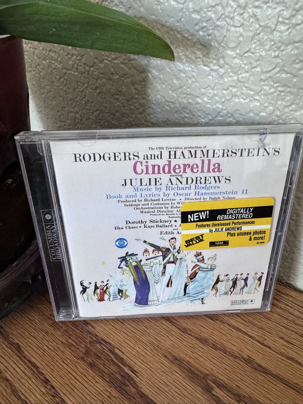Broadway Masterworks Rodgers & Hammerstein's Cinderella Audio CD